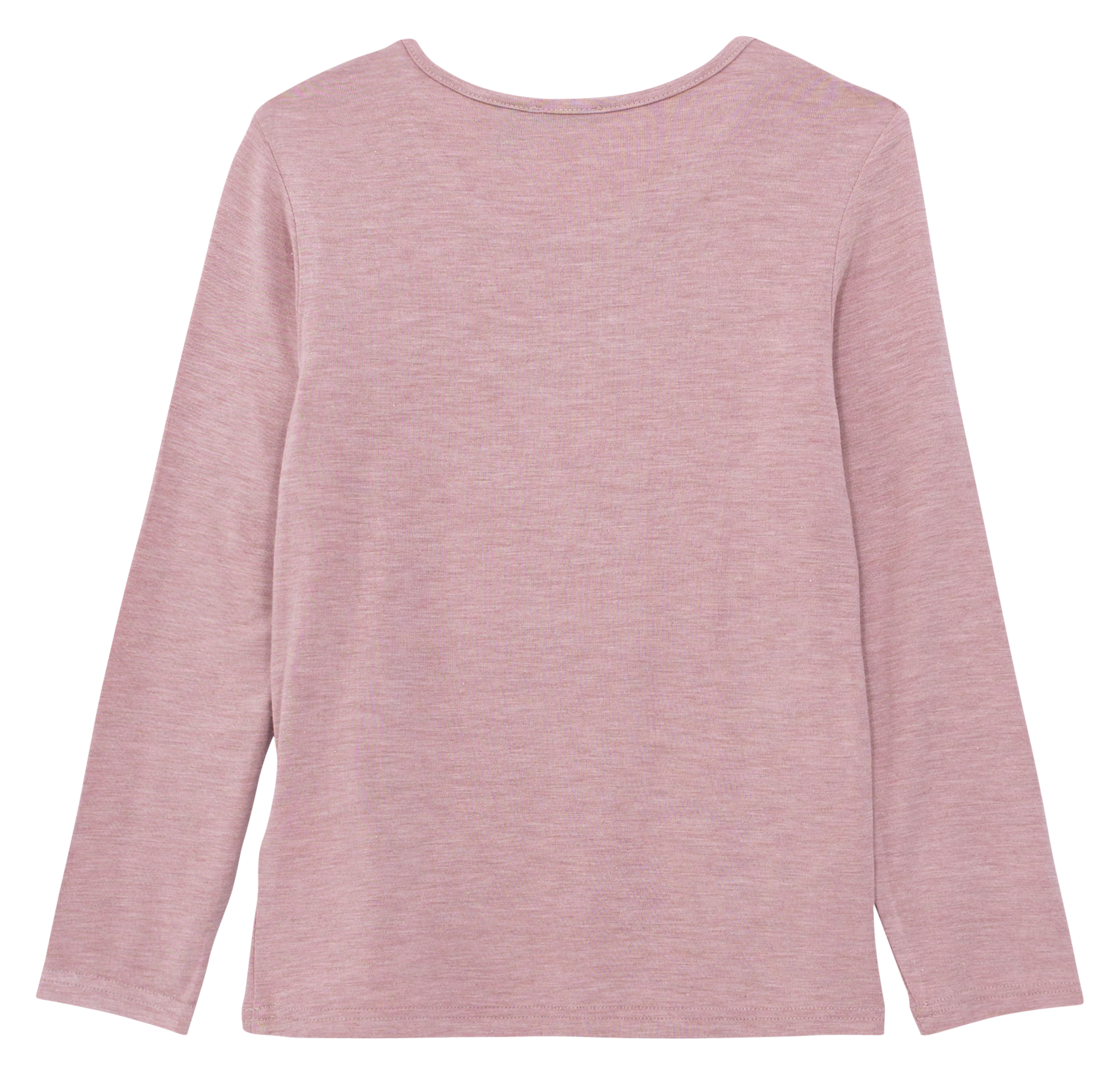 Tee-shirt manches longues imprimé| Rose