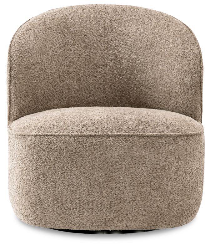 Fauteuil Beige Belvi B76 x D78.5 x H81 cm