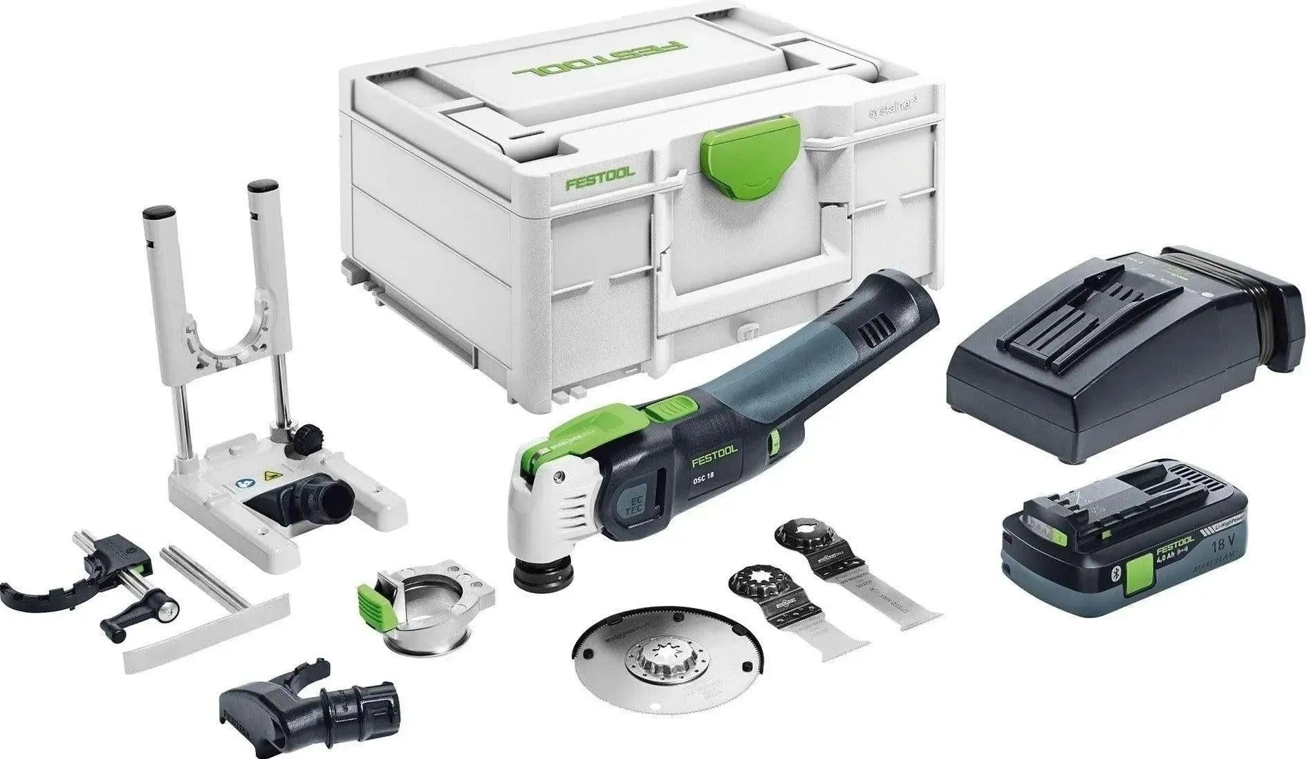 Festool OSC 18 HPC 4,0 EI-Set Accu-oscillerende VECTURO Multitool - 576593