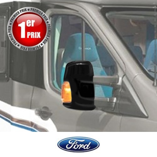 Coques rétros HTD Noires Ford Transit 6 après 2014