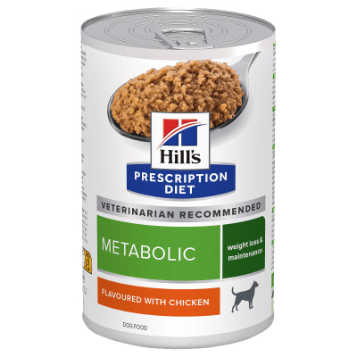 Hill's Vet Hundefutter Prescription Diet Metabolic Huhn  12x370g