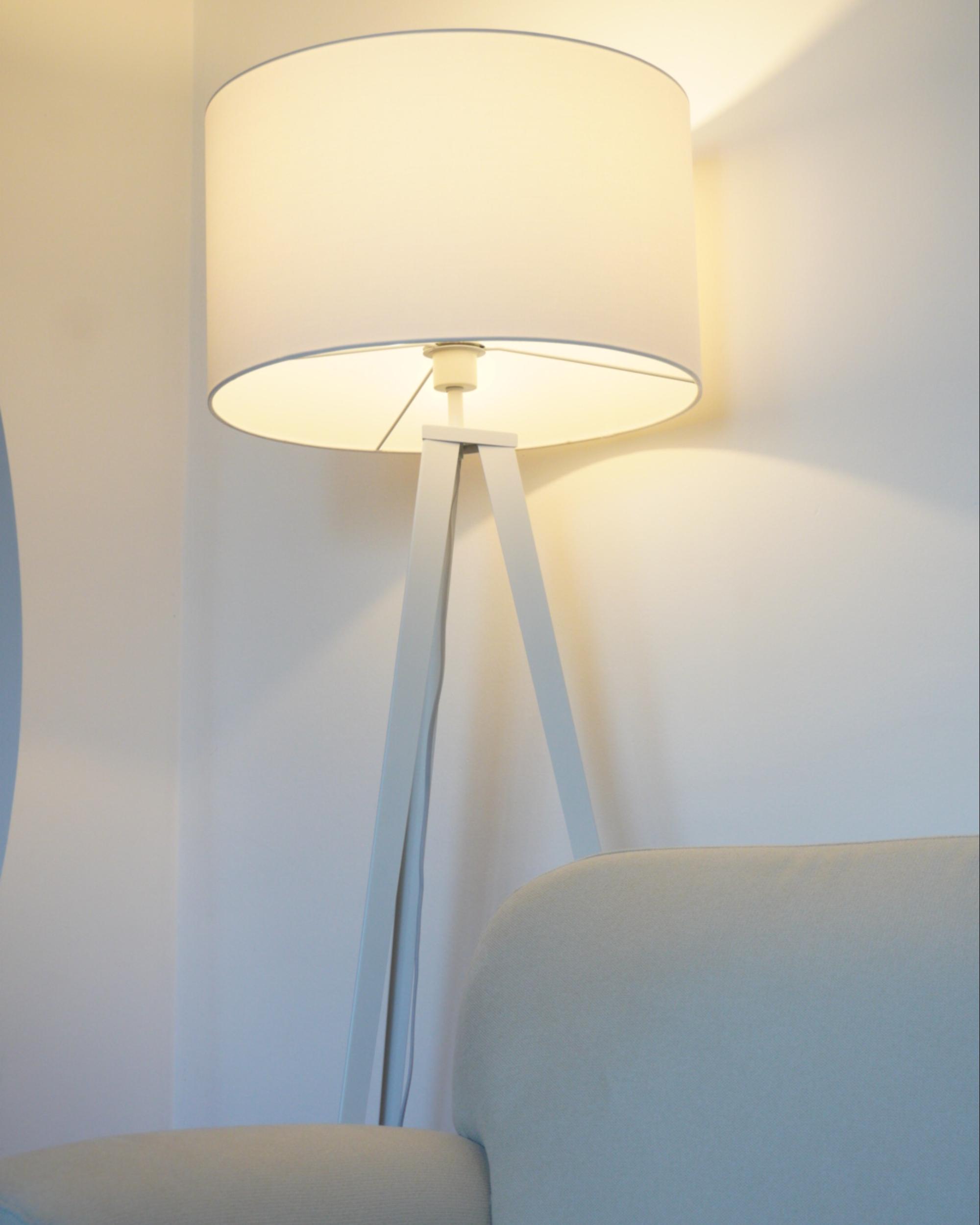 Staande lamp STILETTO Metaal Wit