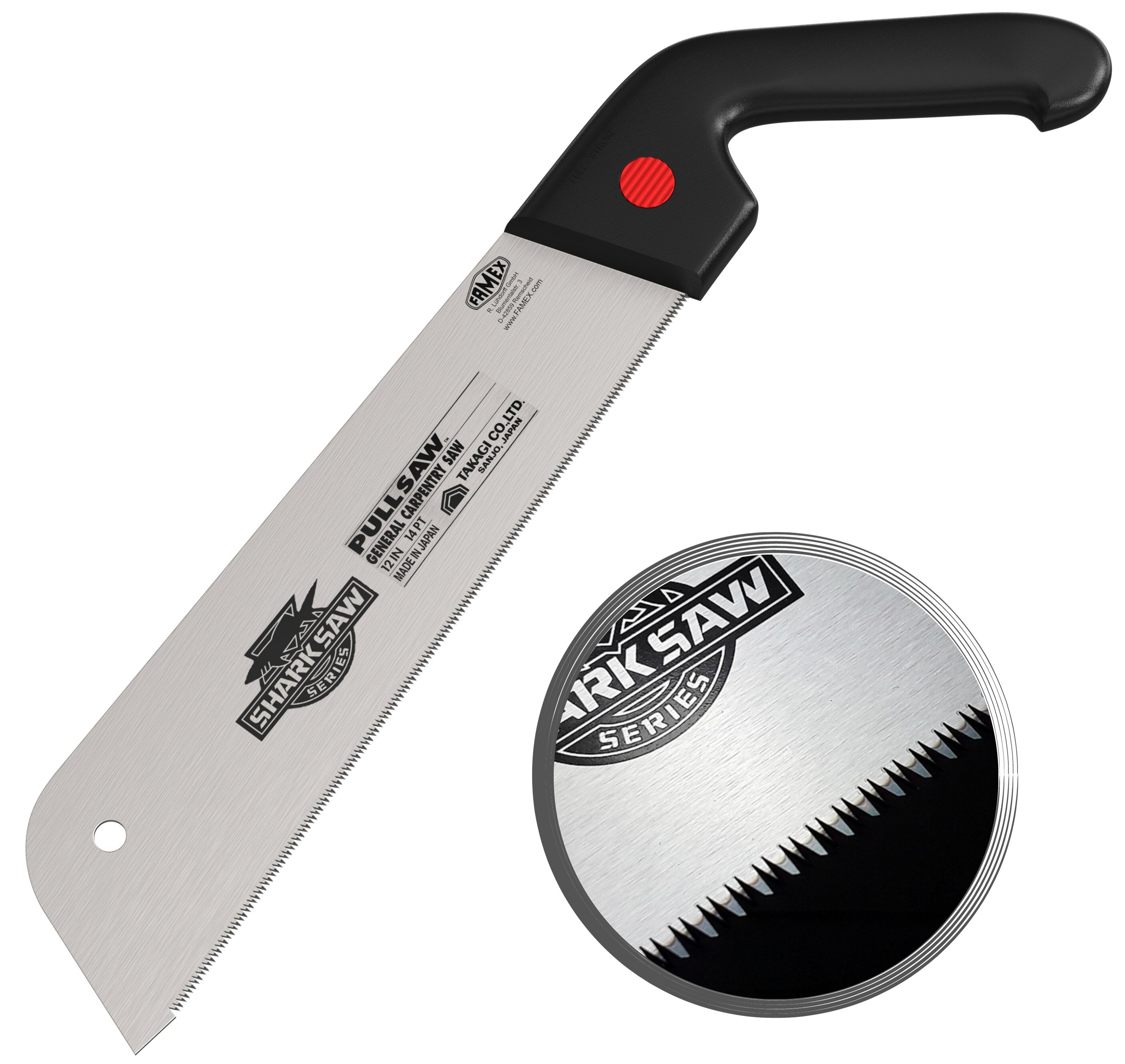 FAMEX 5505 Profi Japansäge 300mm - Handsäge - 14 Zähne