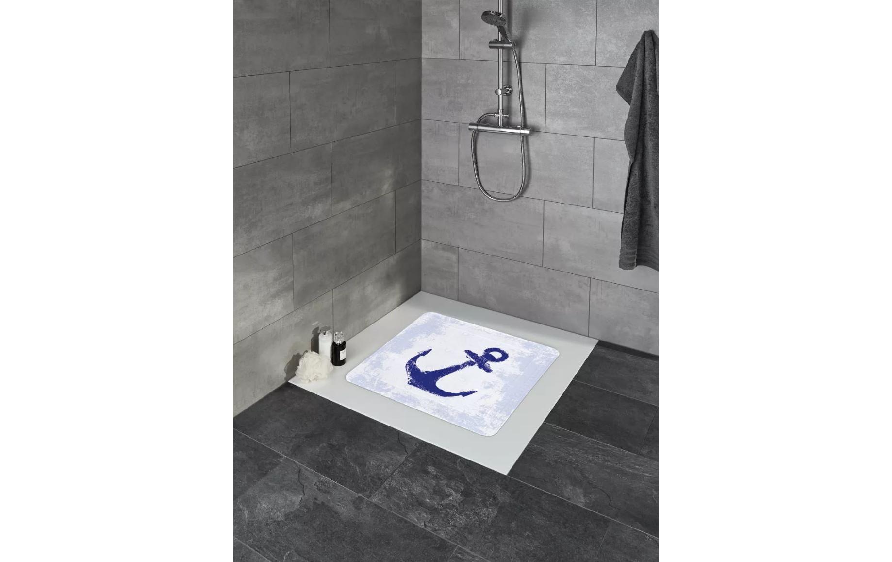Duschwanneneinlage Anchor Blau/WeissDuschwanneneinlage