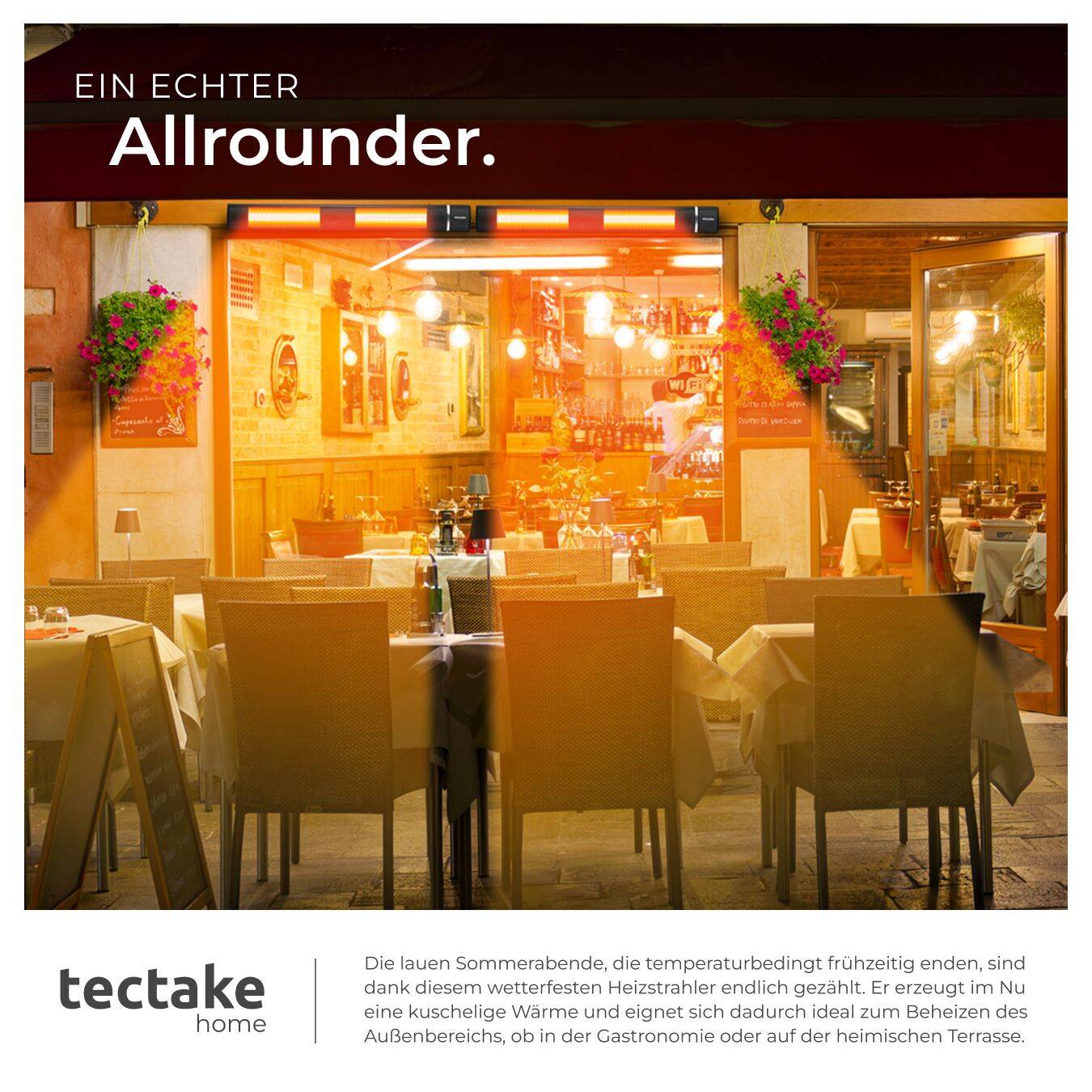 Infrarotheizstrahler  Solaris Horizon