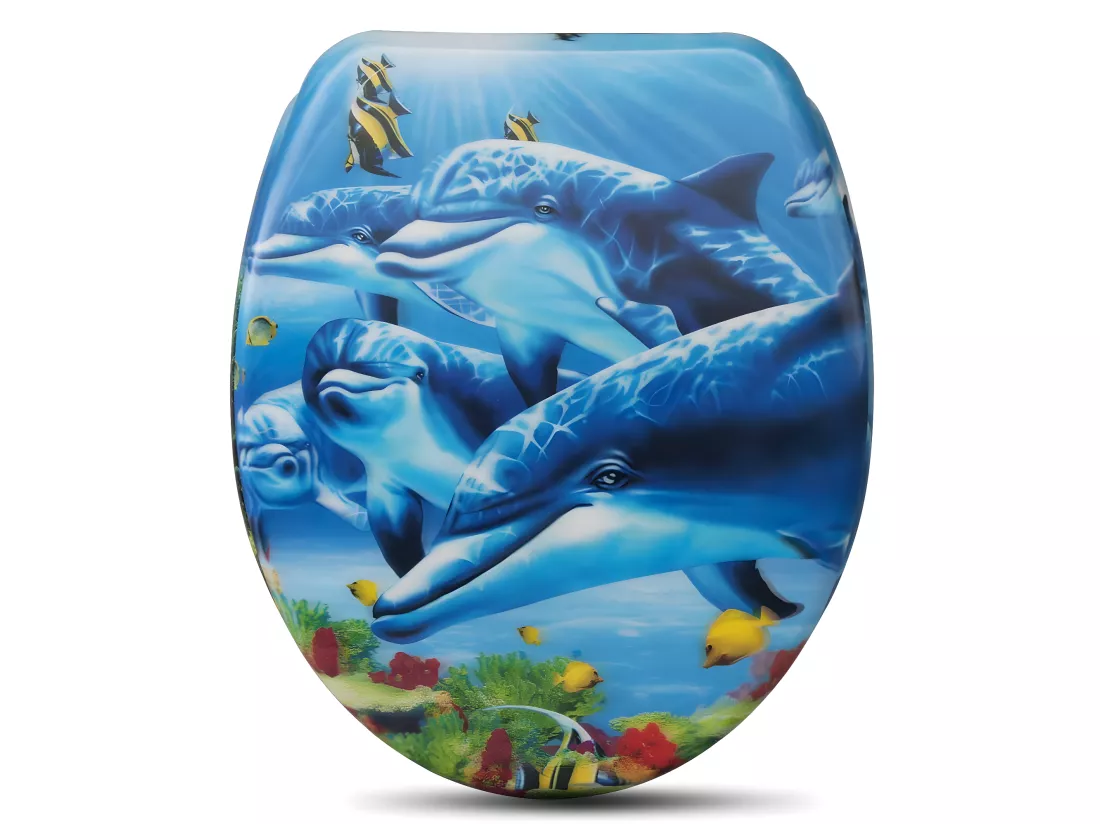 Siège de toilette abattant 45.5 x 37.1 x 37.1 cm 19_0000673