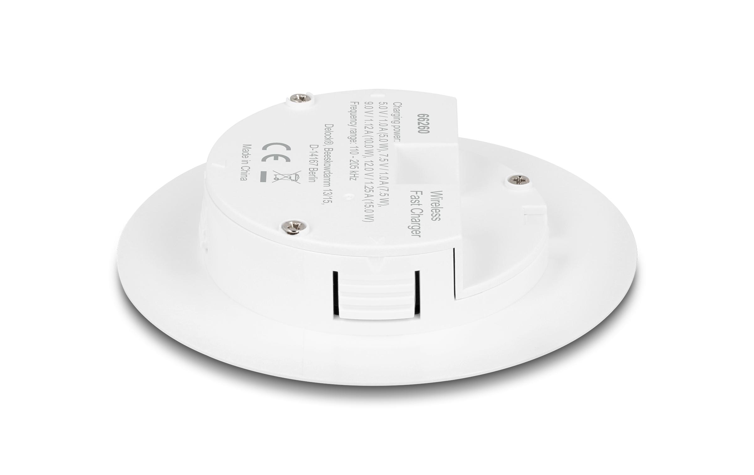 Wireless Charger 66260 für TischeinbauQi-Ladepad für Tischeinbau