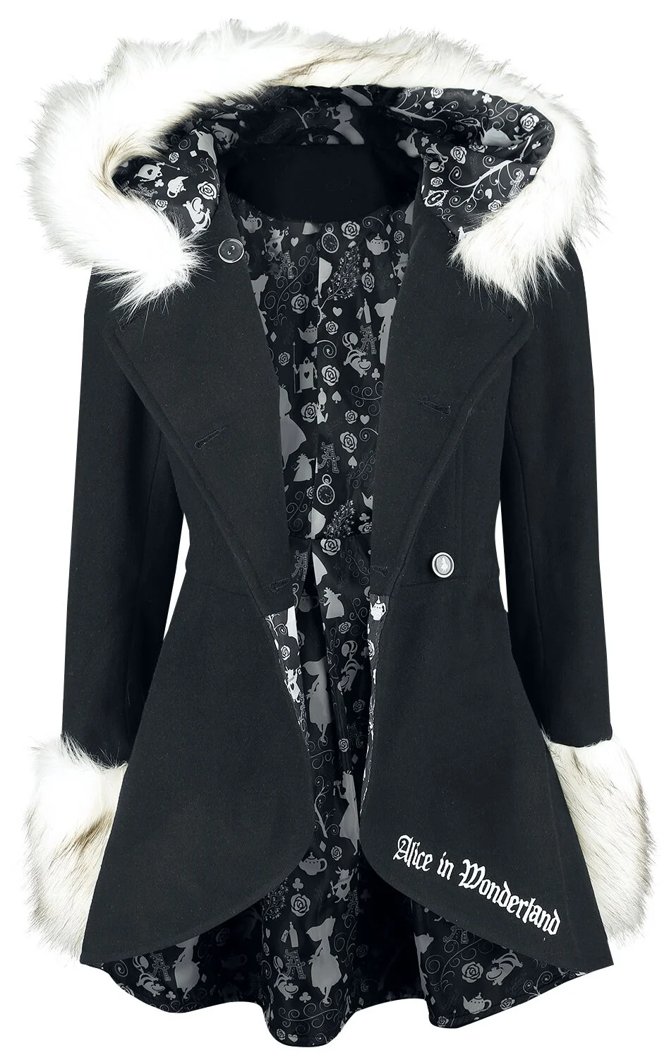 Wonderland | Alice Au Pays Des Merveilles Manteau court