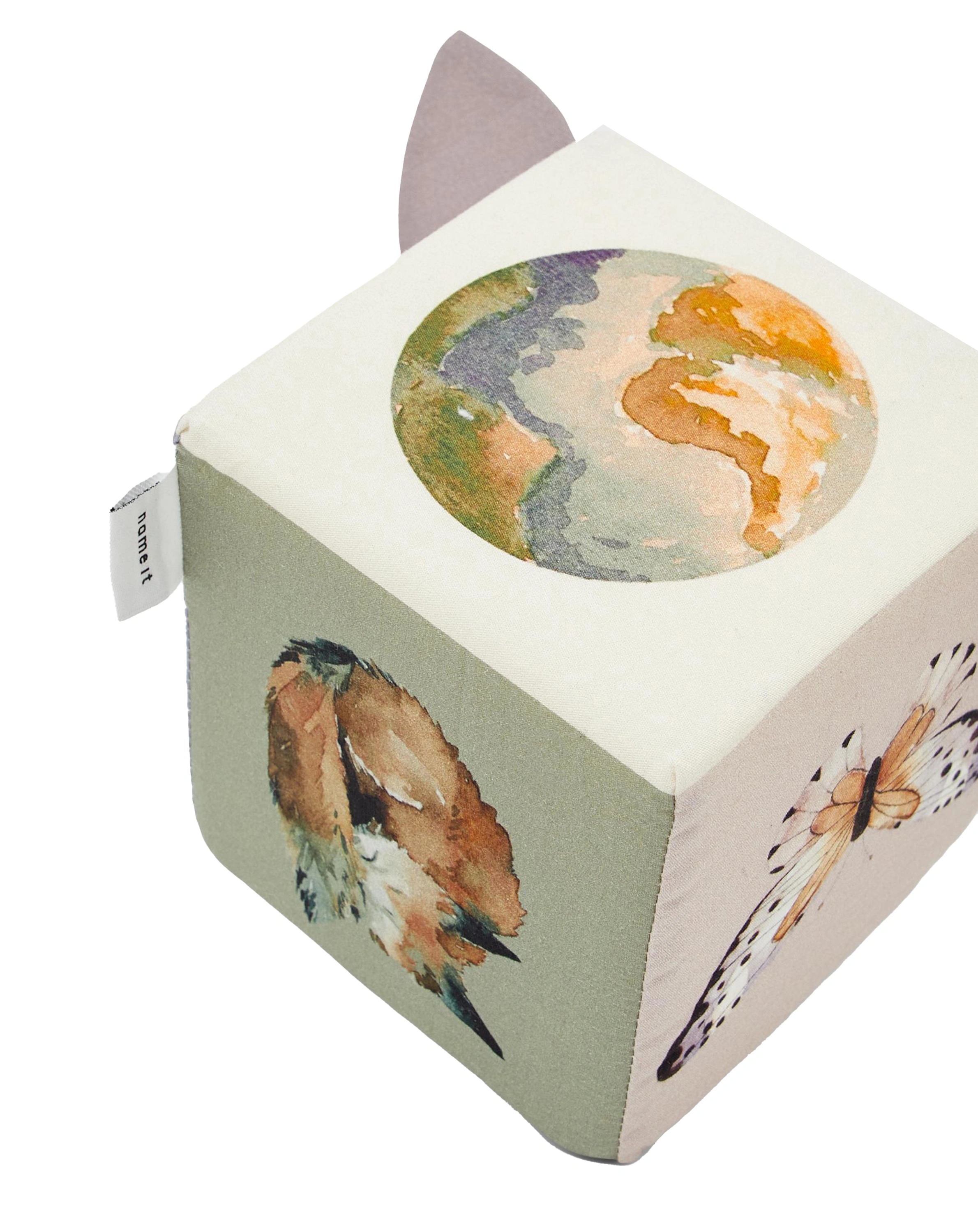 Stoffwürfel NBNNILU ACTIVITY CUBE in jet stream