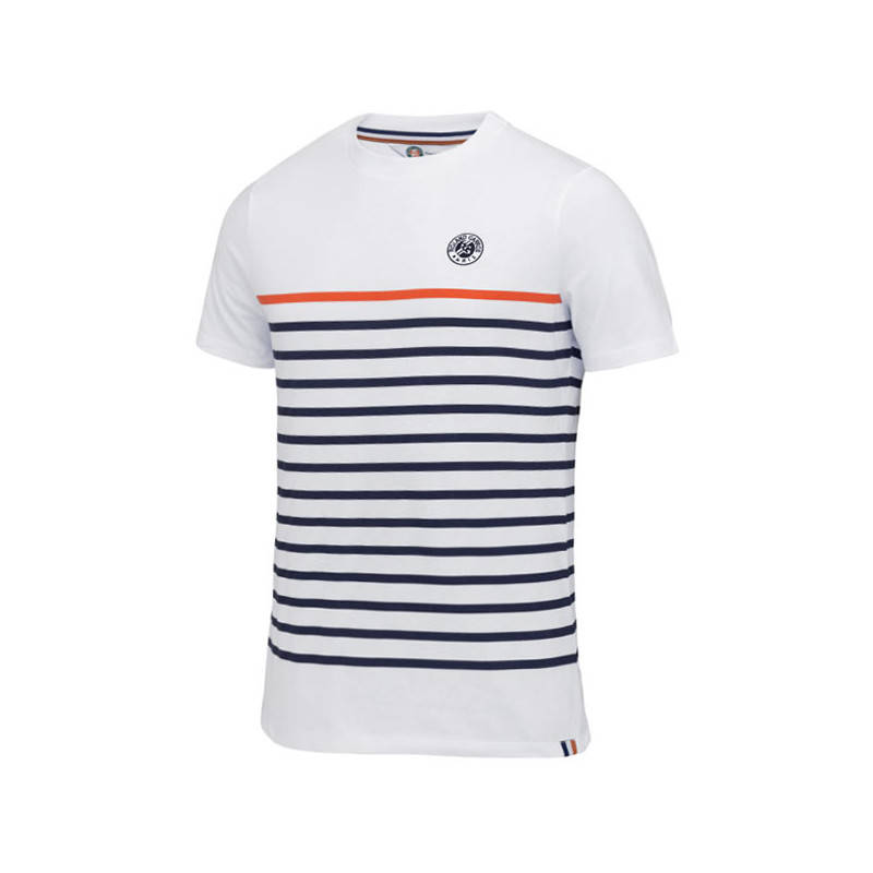 Tee-shirt homme marinière Roland Garros