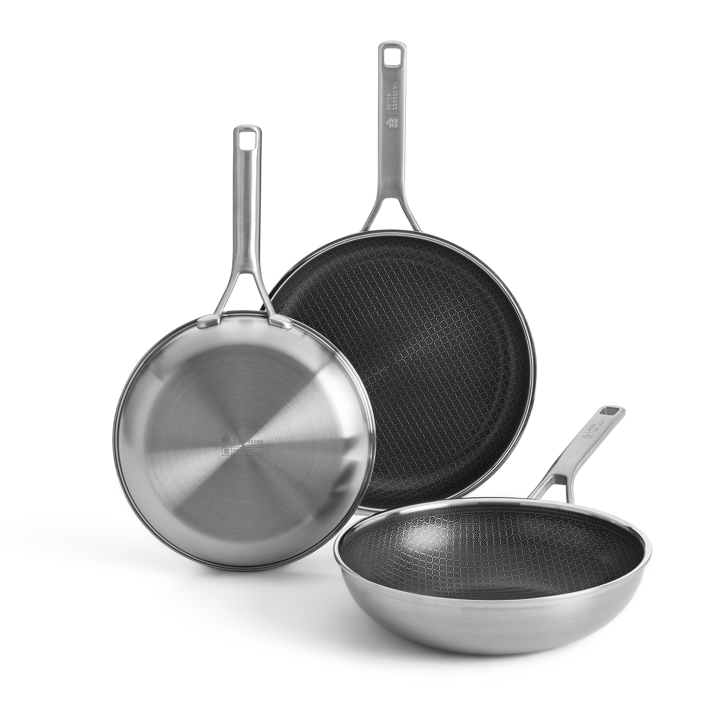 Durabond Hybride koekenpanset (24cm   28cm)   wok met Gratis kookboek