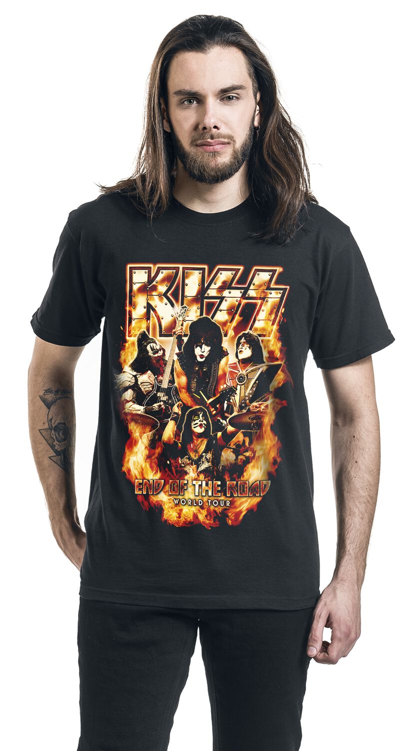 EOTR Tour 2023 On Fire | Kiss T-Shirt Manches courtes