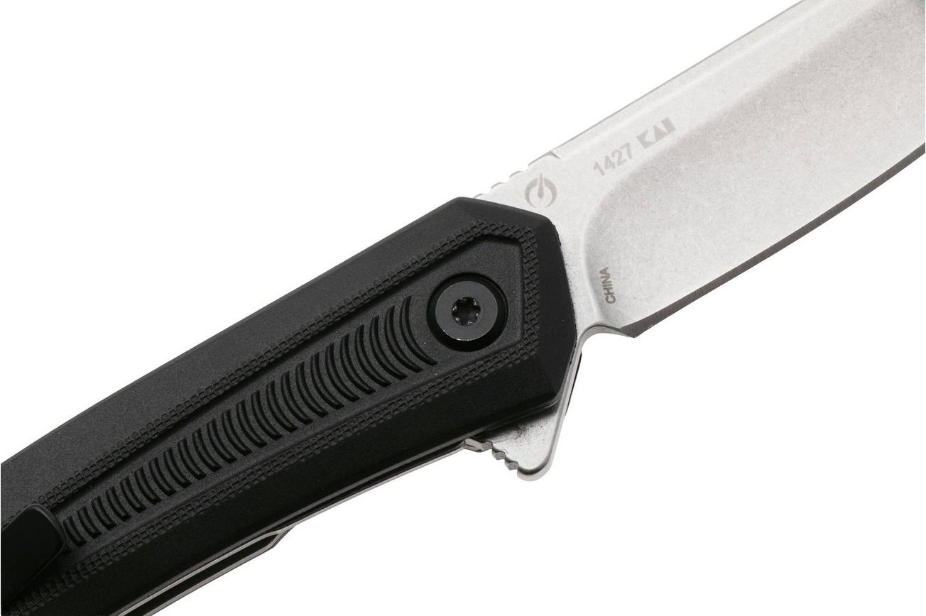 Kershaw Raygun 1427 Stonewashed 4Cr14, Black GFN, zakmes