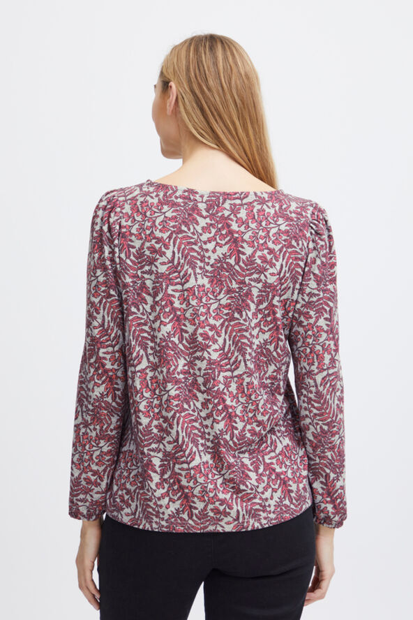Fransa FRSOFT BL 1 Carmine rose aop 03c