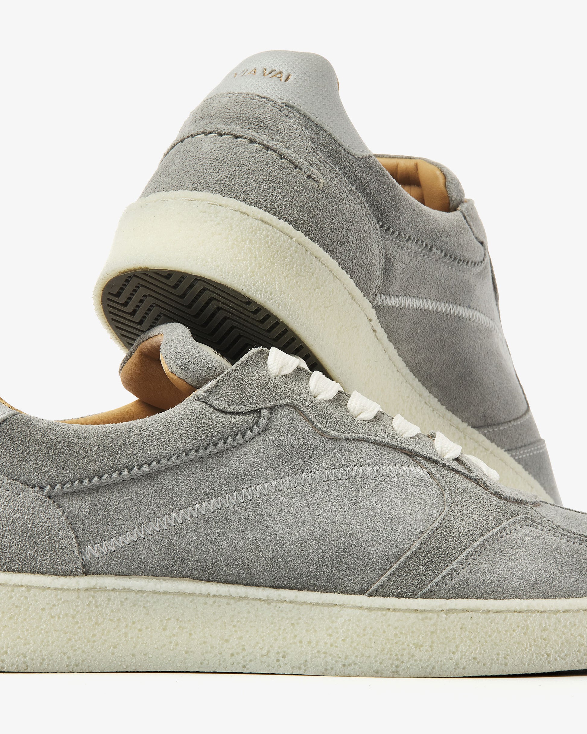 VIA VAI grijze heren sneakers Zane Ethan