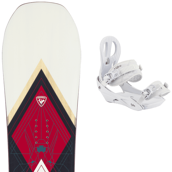 Pack snowboard ROSSIGNOL MERAKI + Fix
