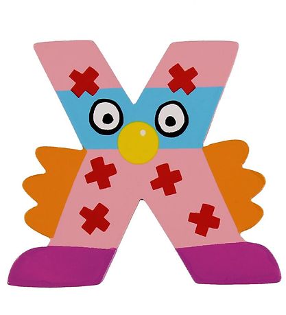 Petit Jour Paris Crazy Bird Buchstabe - X - Pink