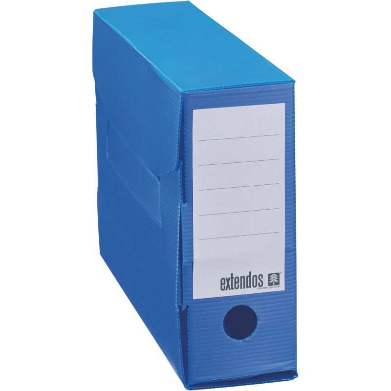 Boîte archives Polypropylène Extendos - Dos 10 cm - Imperméable - Couleurs assorties