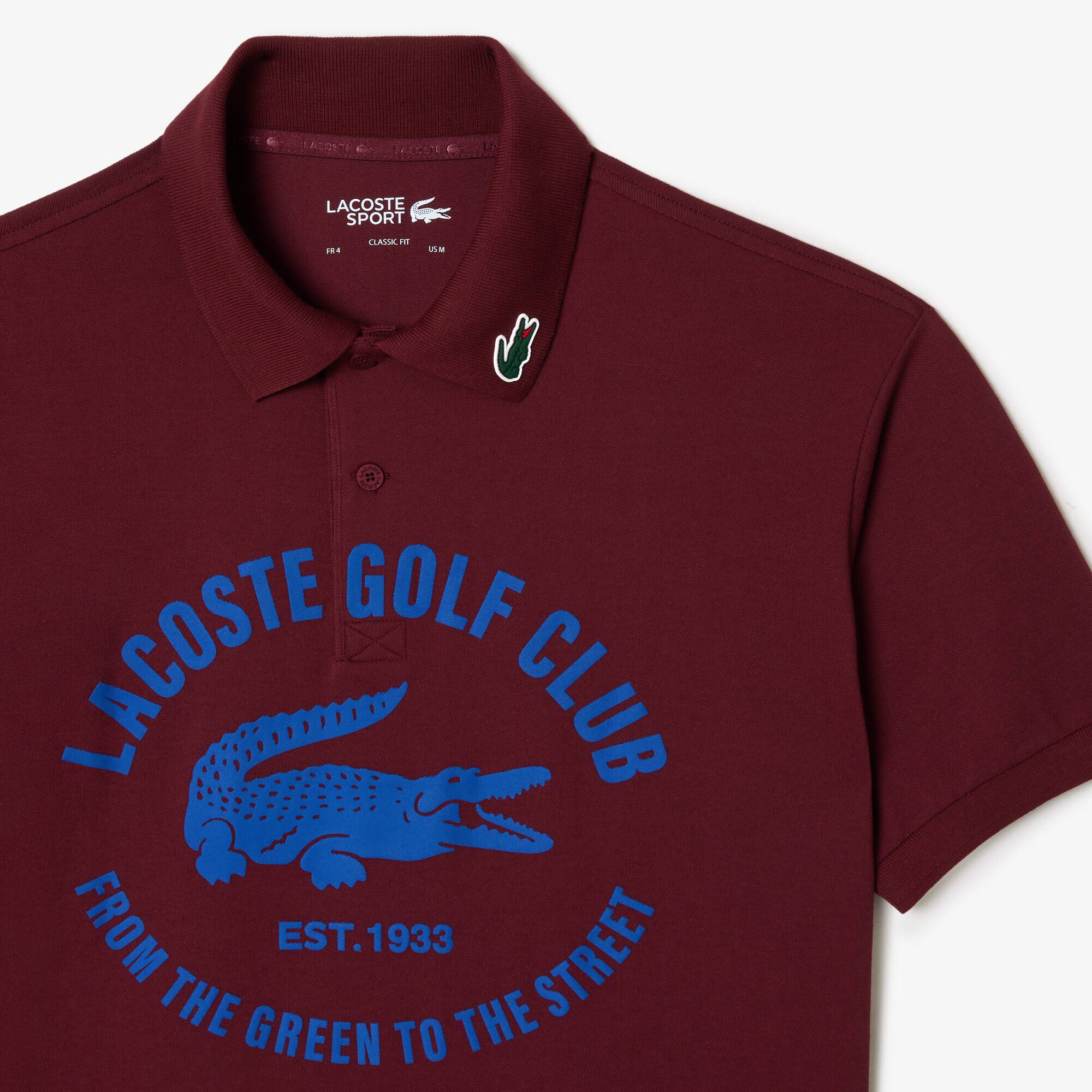 Golf Polohemd aus Baumwolle Kurze Ärmel - Rot - Lacoste - Herren