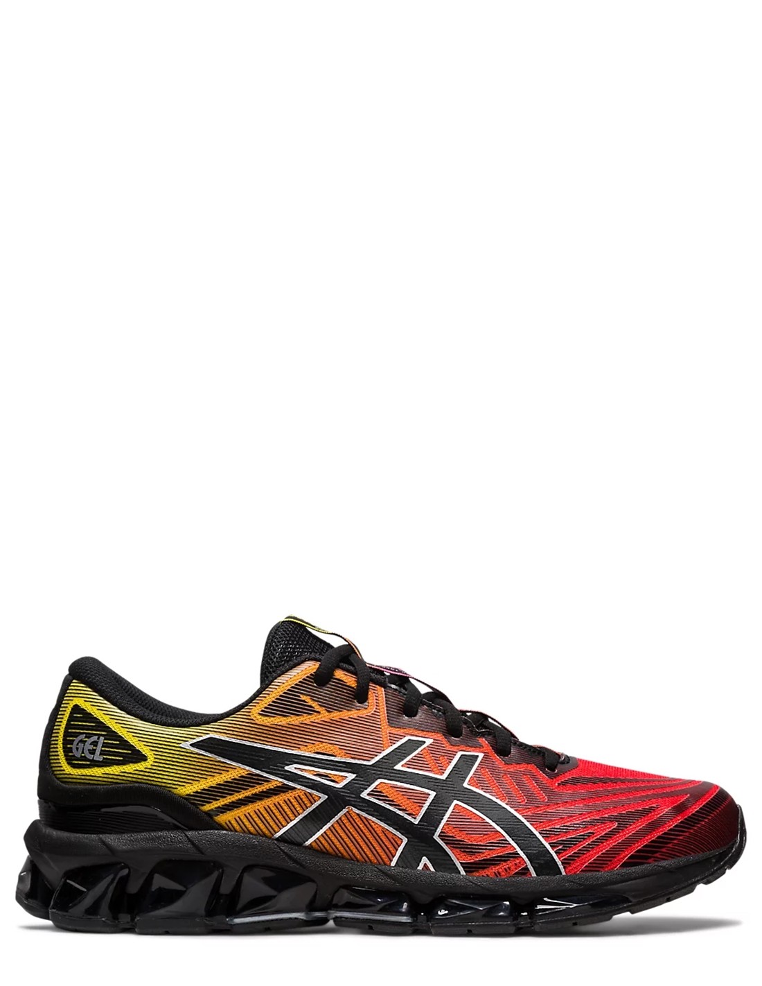 asics Sneakers running homme gel-quantum 360 VII noir/rouge/orange/jaune