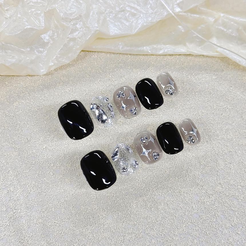 eovda - Star Rhinestone Press On Nail