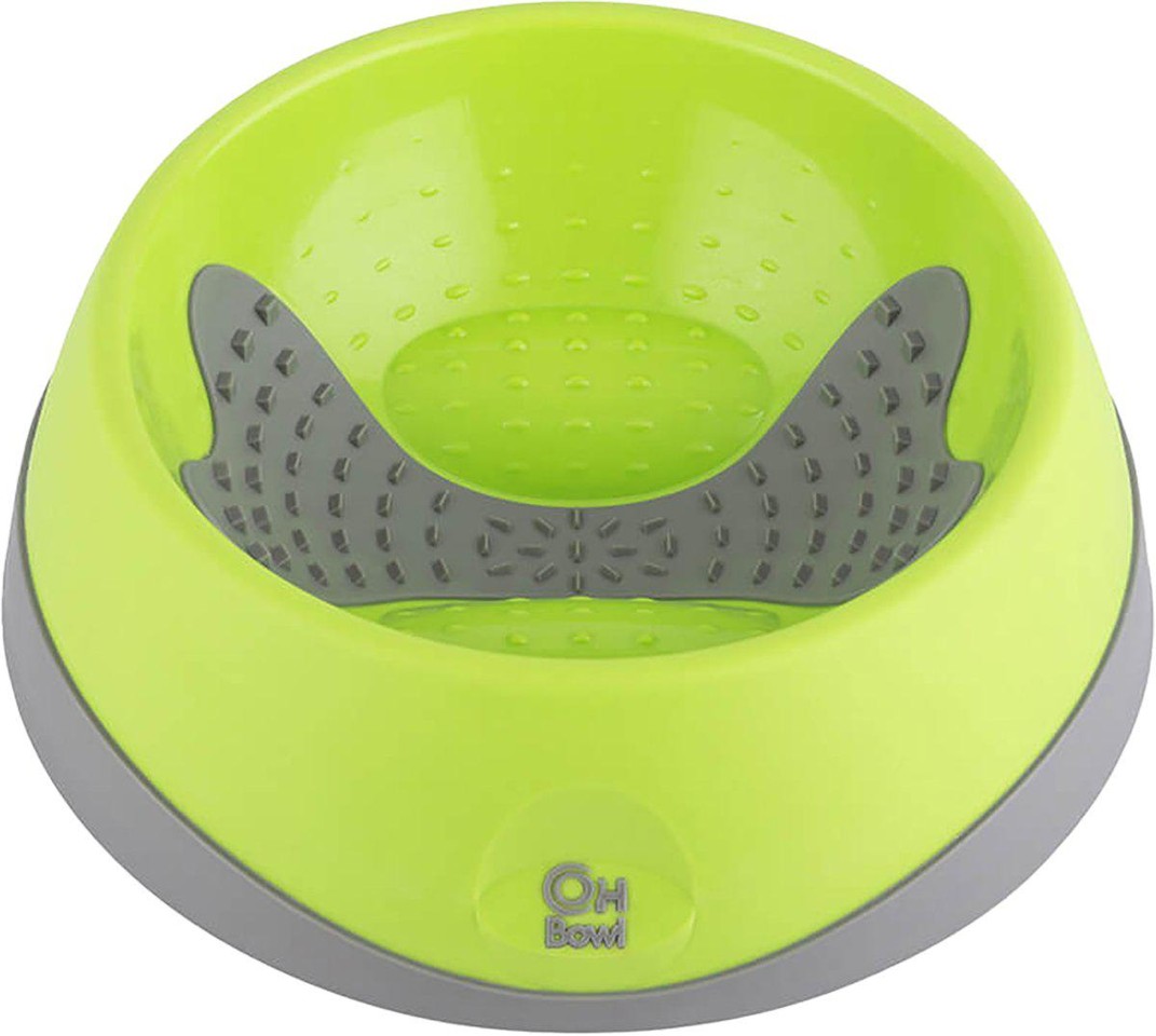 LICKI MAT - Hundeskål Oral Hygiene Bowl M Green Ø22X7,2Cm