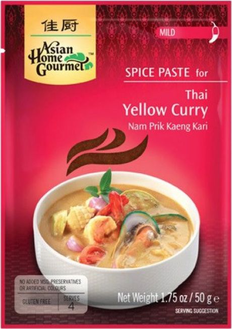 Asian Home Gourmet Kruidenpasta Thais Gele Curry 50g