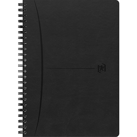 Oxford signature A5 notesbog - sort