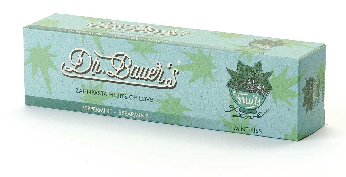 Dr. Bauer's Zahnpasta Fruits of Love Mint Kiss