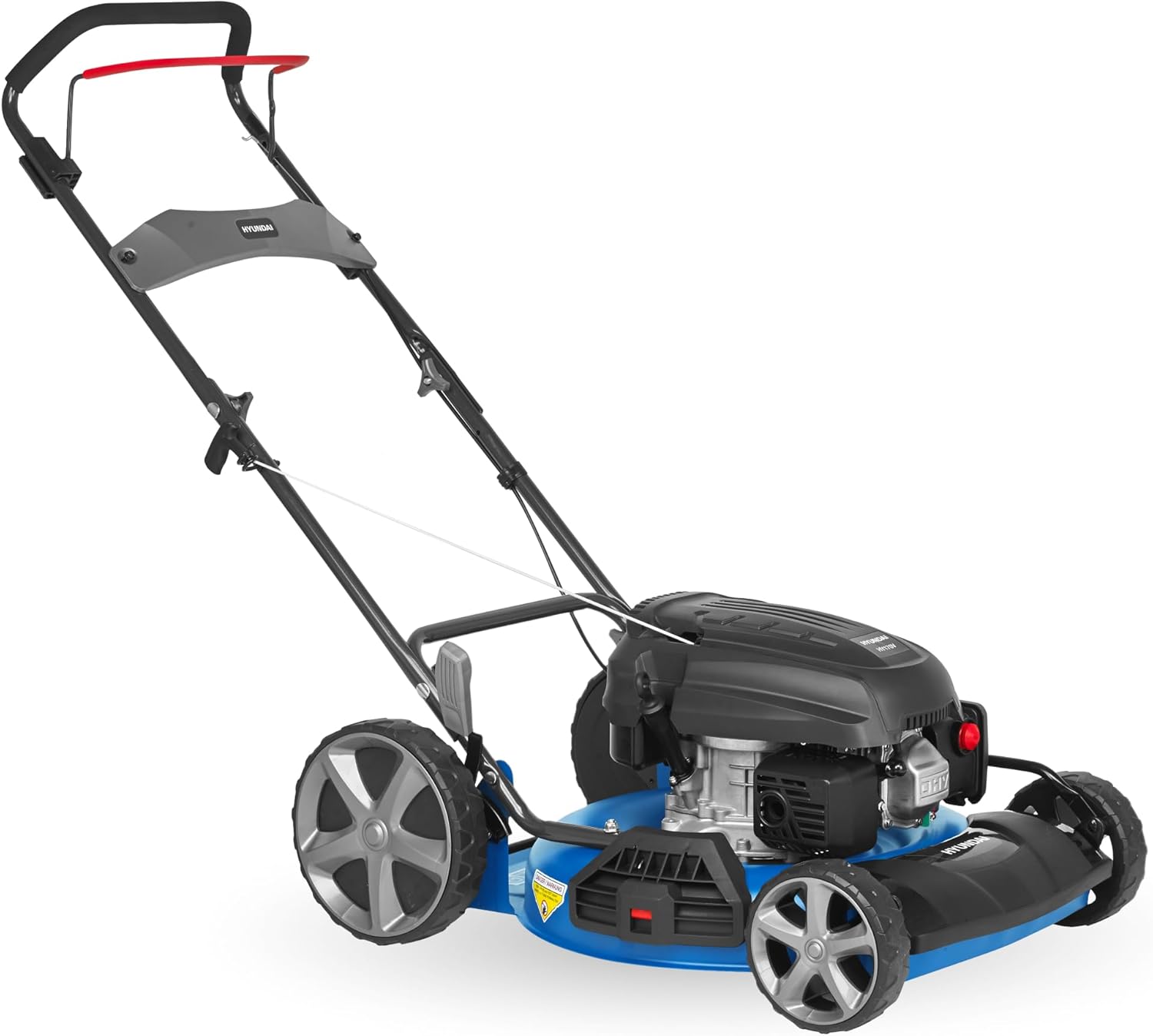 HYUNDAI Rasenmäher LM5103G M (Mulchmäher mit 51cm Schnittbreite, kraftvoller 2.9kW / 3.9PS Hyundai Motor, Mulcher)