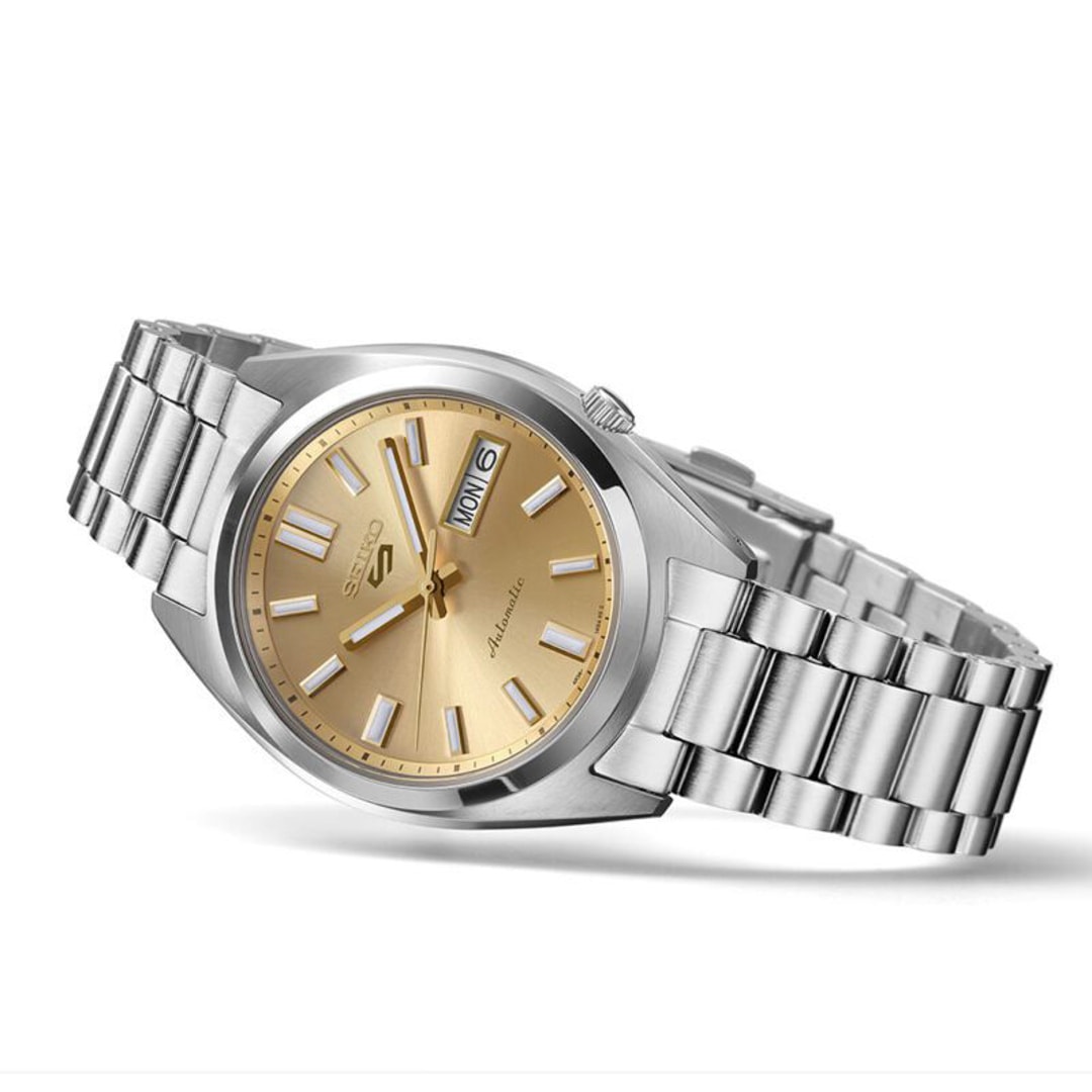 Seiko 5 Sports SNXS Automatic 37 Gold