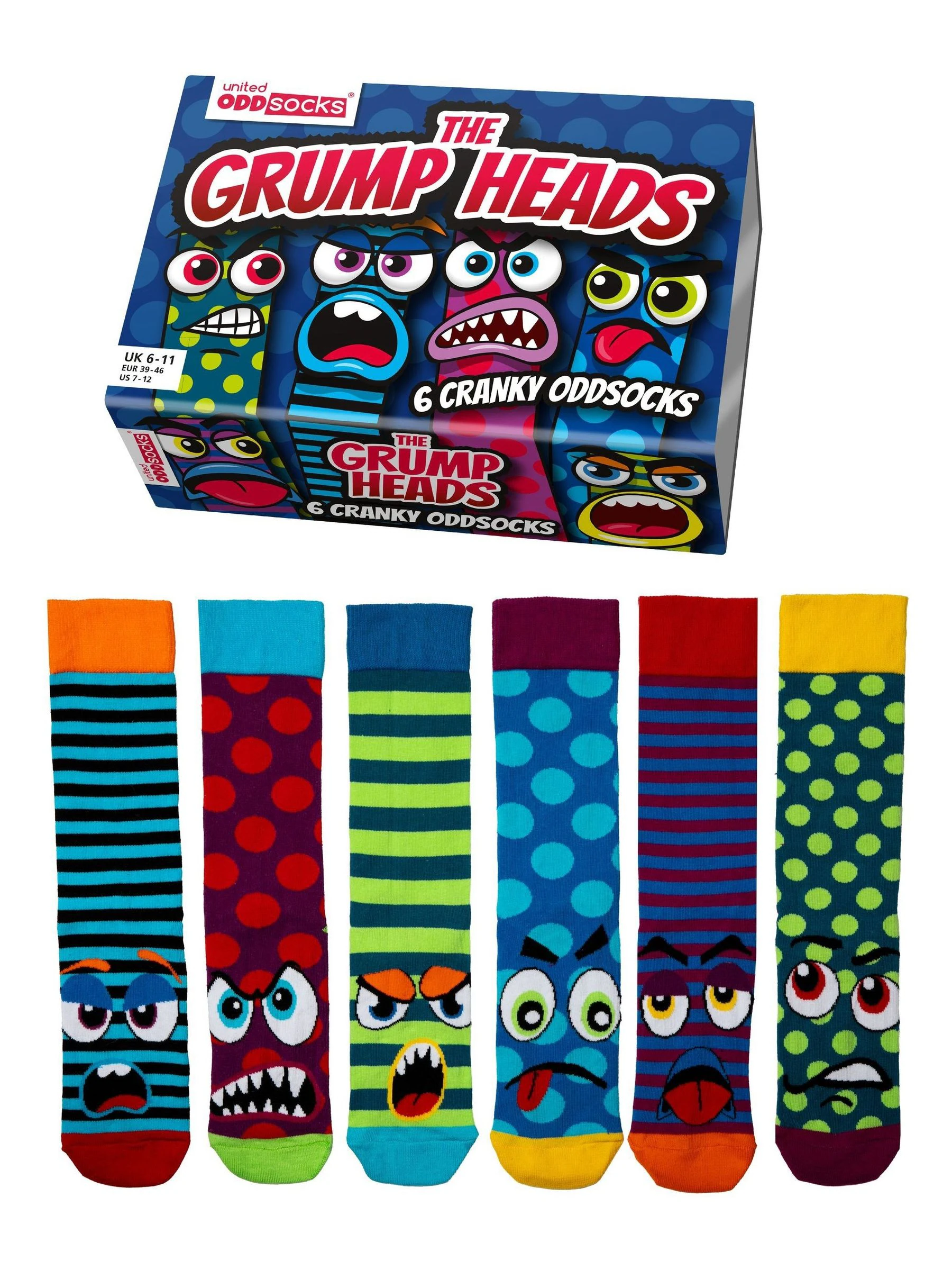United Odd Socks 3 Pack Grump Socks