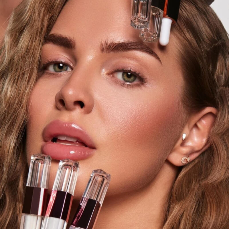 Coffret Sérums cils, sourcils, lèvres, cheveux, ongles, contour yeux ROSEBOX Rosegold Paris