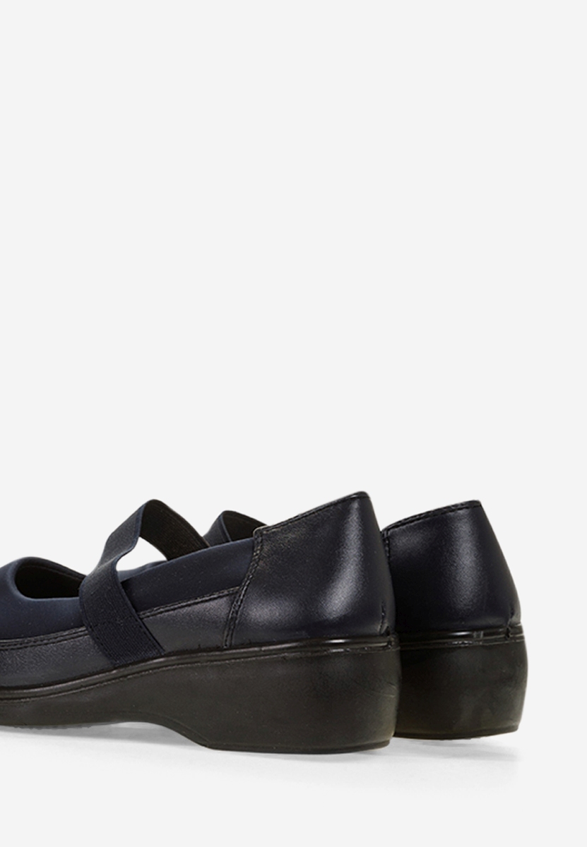 Chaussures à semelle orthopédique marine Diora