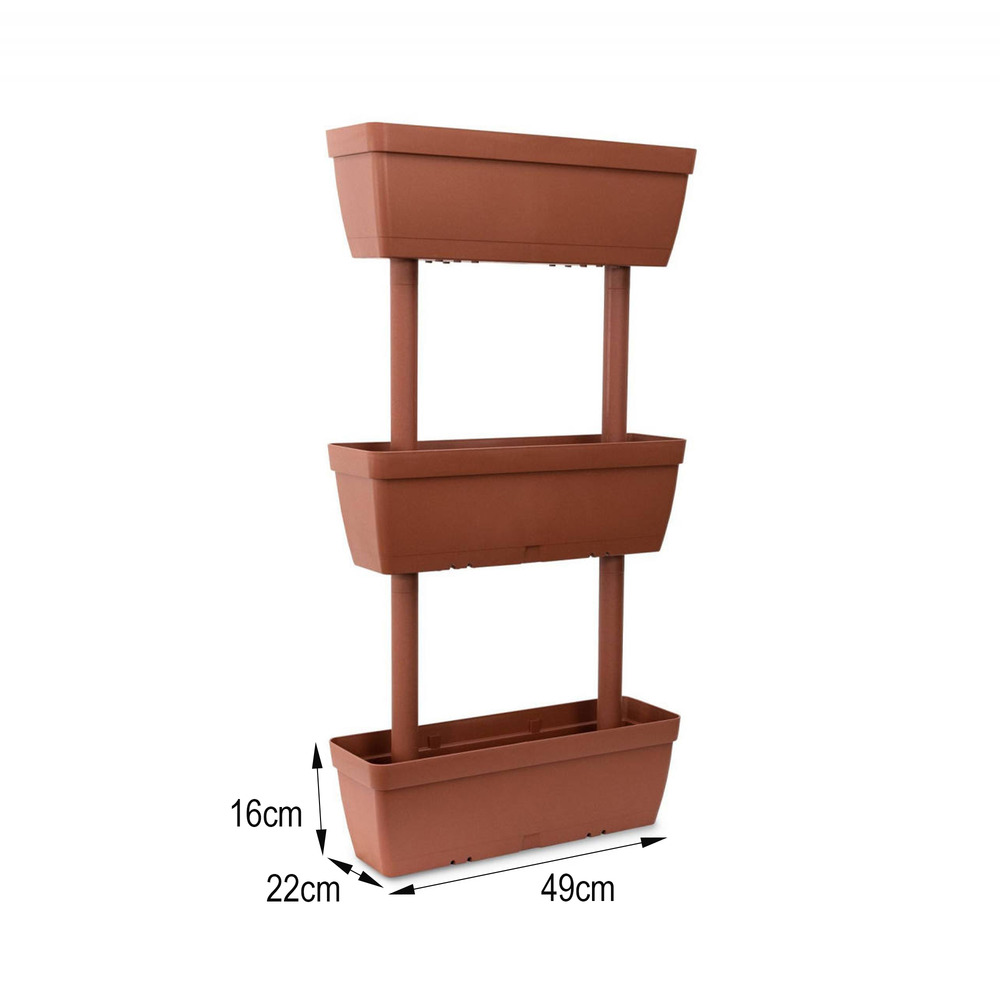 Ensemble de 3 vases pour jardin de légumes à domicile
