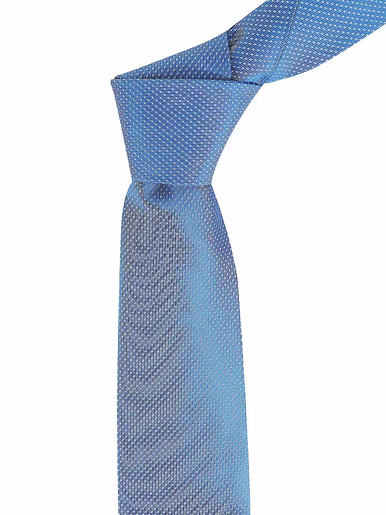 SEIDENFALTER Krawatte blau