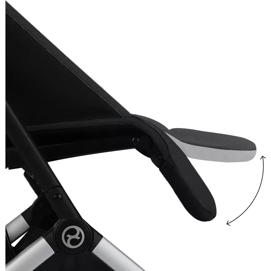 cybex GOLD Kinderwagen Orfeo Silver Moon Black