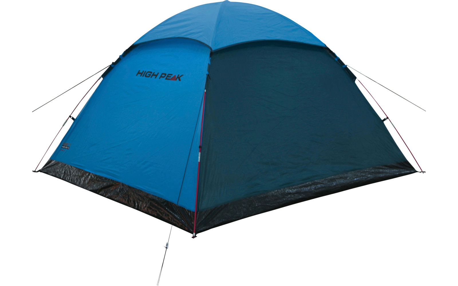 High Peak Monodome XL freistehendes Einfachdach Kuppelzelt blau/grau für 4 Personen