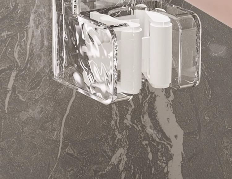 Home Flora - Transparante plastic zuigmophouder