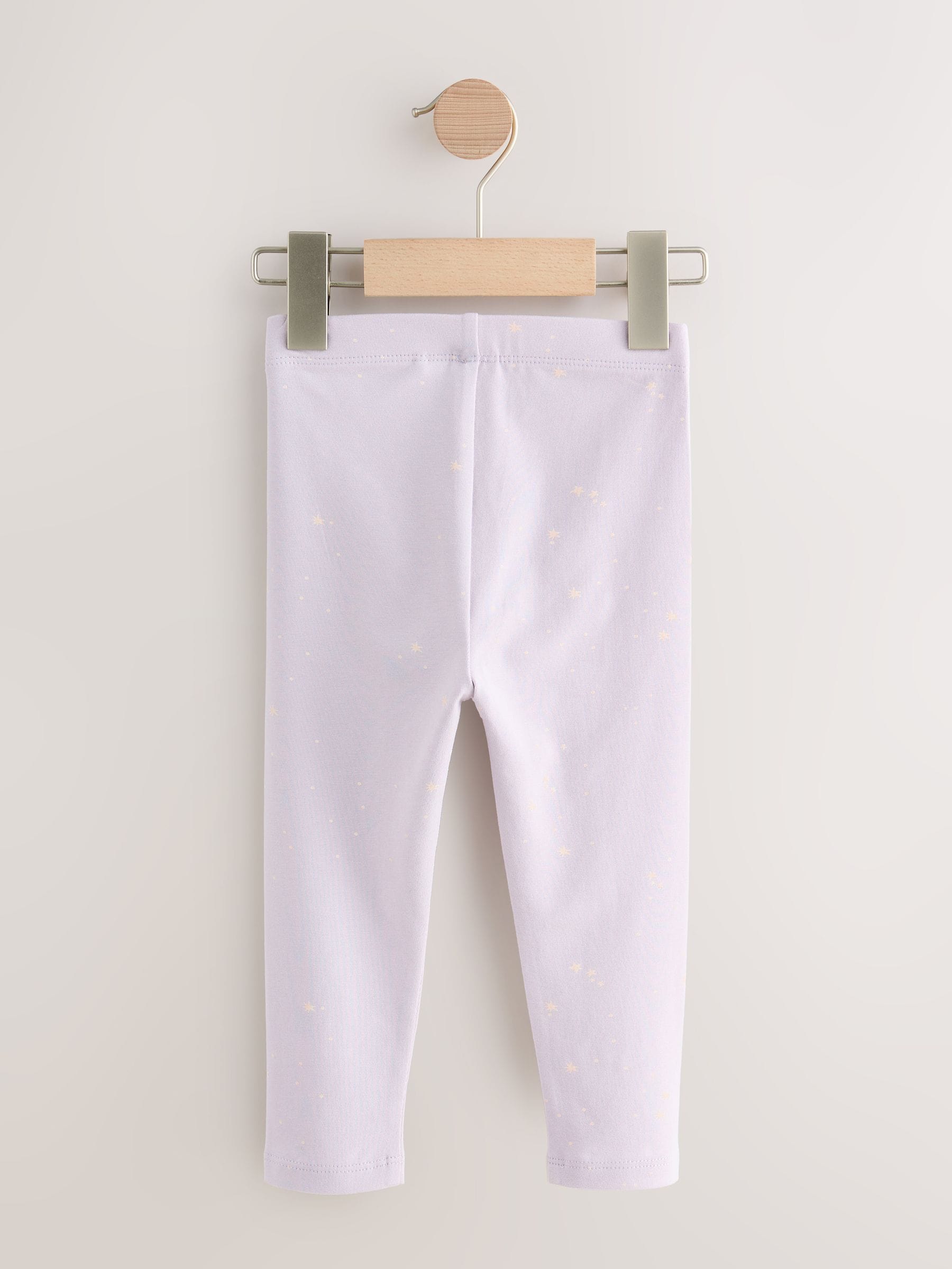 Lila-paars - Versierde leggings (3 mnd-7 jr)