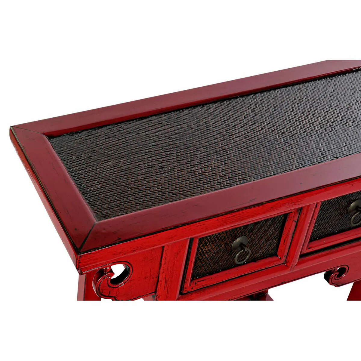 DKD Home Decor Rouge/Brun foncé