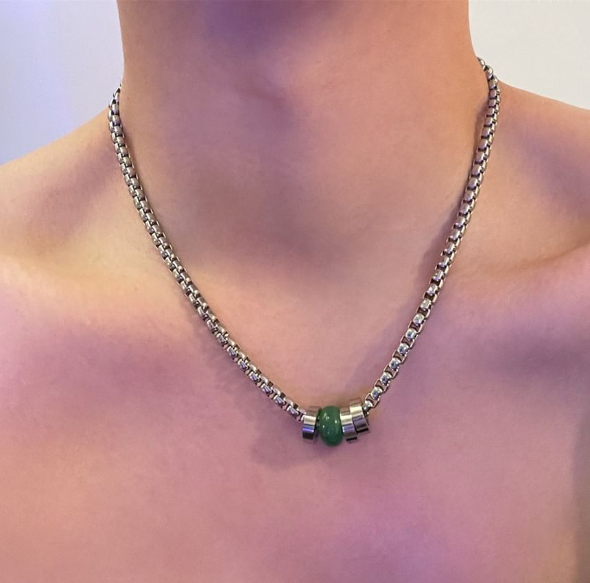 Lilafey - Kralenhangerketting