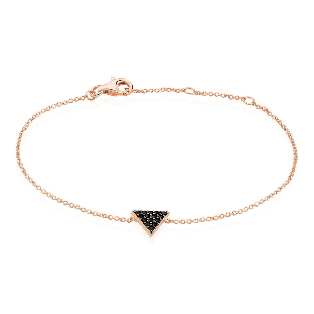 Bracelet Amellia Argent Rose Oxyde De Zirconium