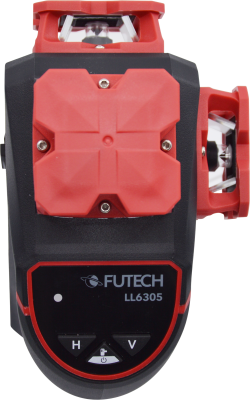 Futech LL6305-S 3D Kruislijnlaser 3x360gr - groen incl. statief