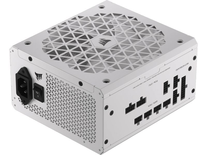 Corsair Netzteil RMx SHIFT White RM750x 750 W Vollmodulares ATX-Netzteil mit 750 W und 80 PLUS Gold Zertifizierung