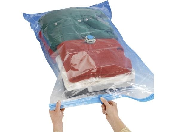 Wenko Vakuumbeutel 55 cm x 90 cm, 2 Stück Vakuum Aufbewahrungssystem