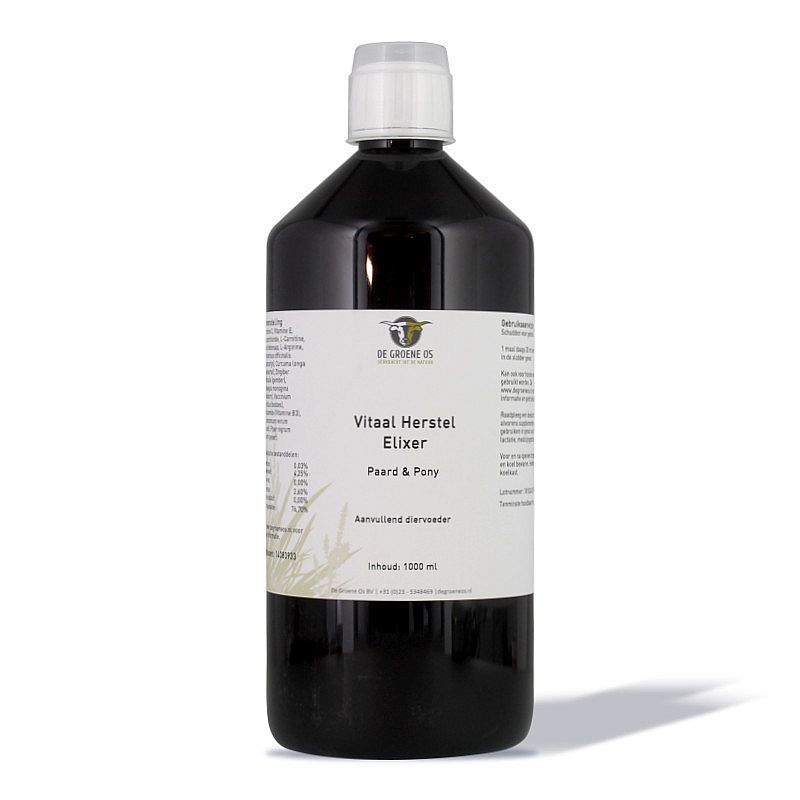 Groene Os Vitaal Herstel Elixir Paard Pony 1000 ml | 13108.1