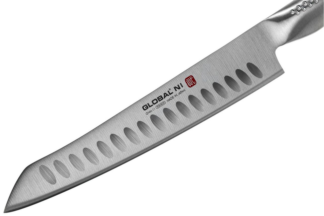 Global Ni GNM-11 vleesmes met kuiltjes 21 cm