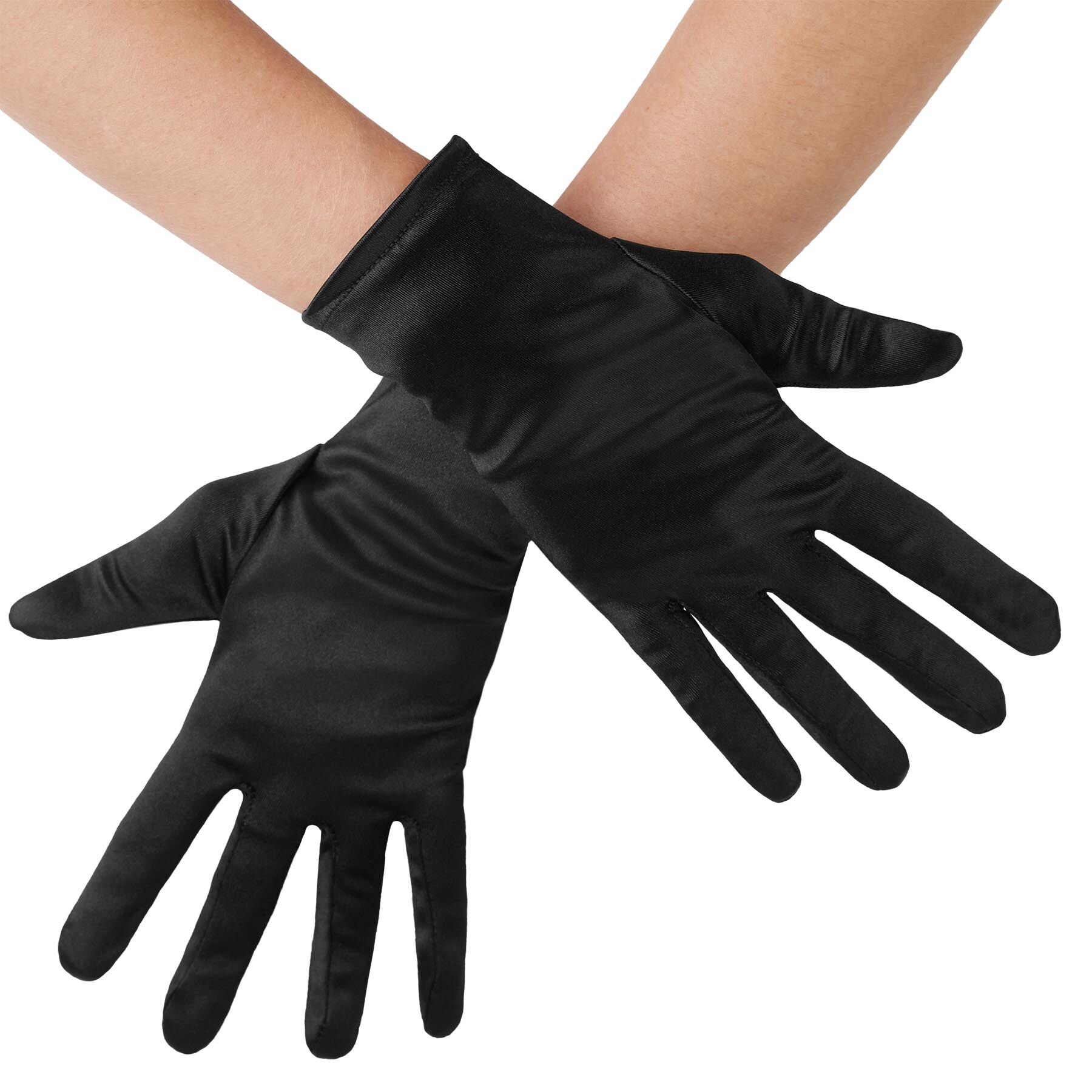 tectake® Satin-Handschuhe