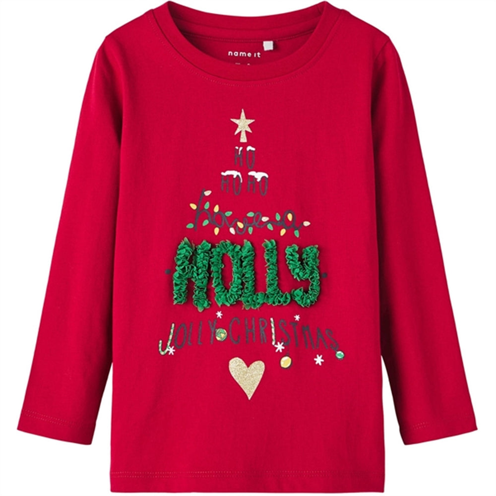 Jester Red Risa Bluse - Name It → Luksusbaby.dk